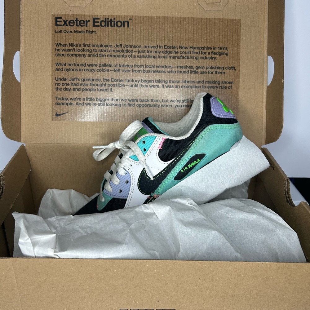 Nike Air Max in Black, White, and Teal